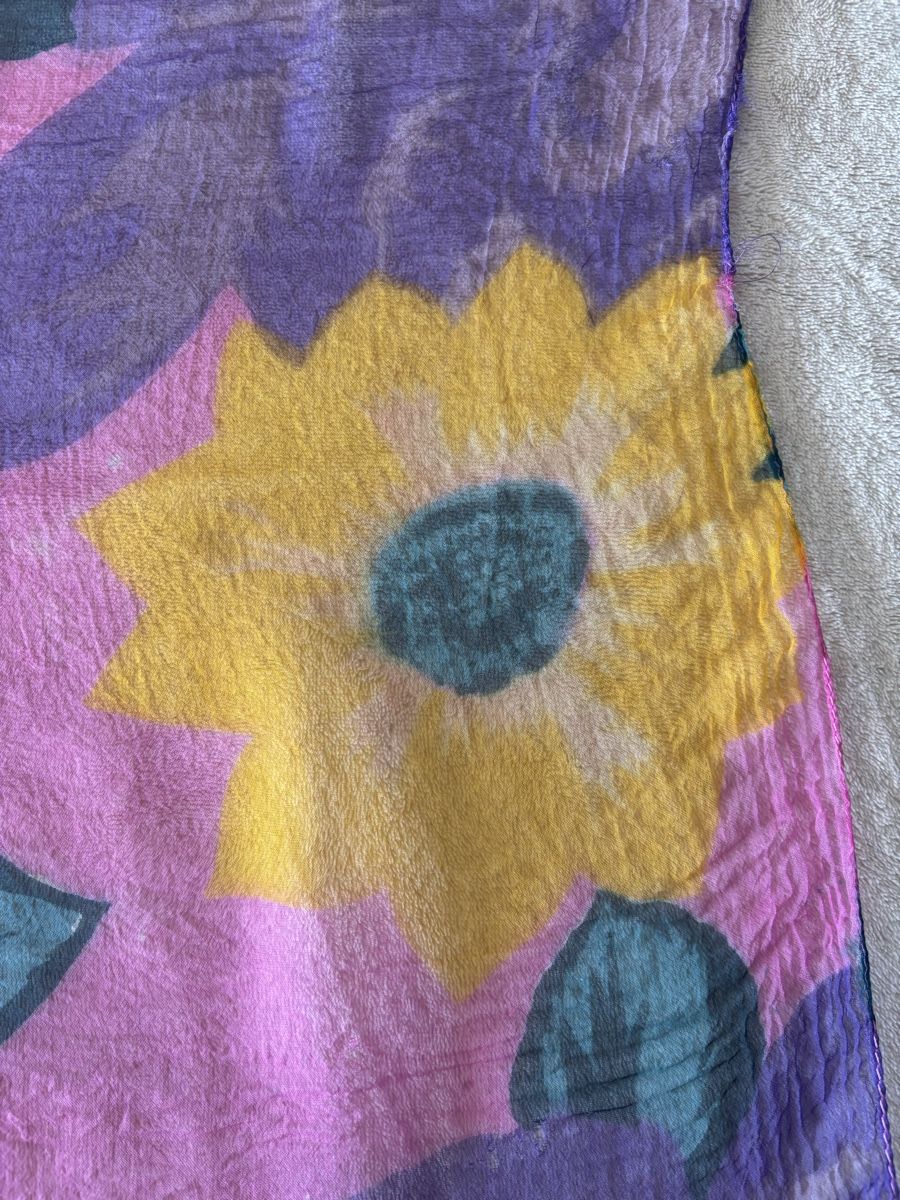 Foulard & Sciarpe: 2 sommerliche Tücher mit Blumenmuster, leicht & luftig – Usato da Affoltern am Albis venduto da mwittenwiller 2