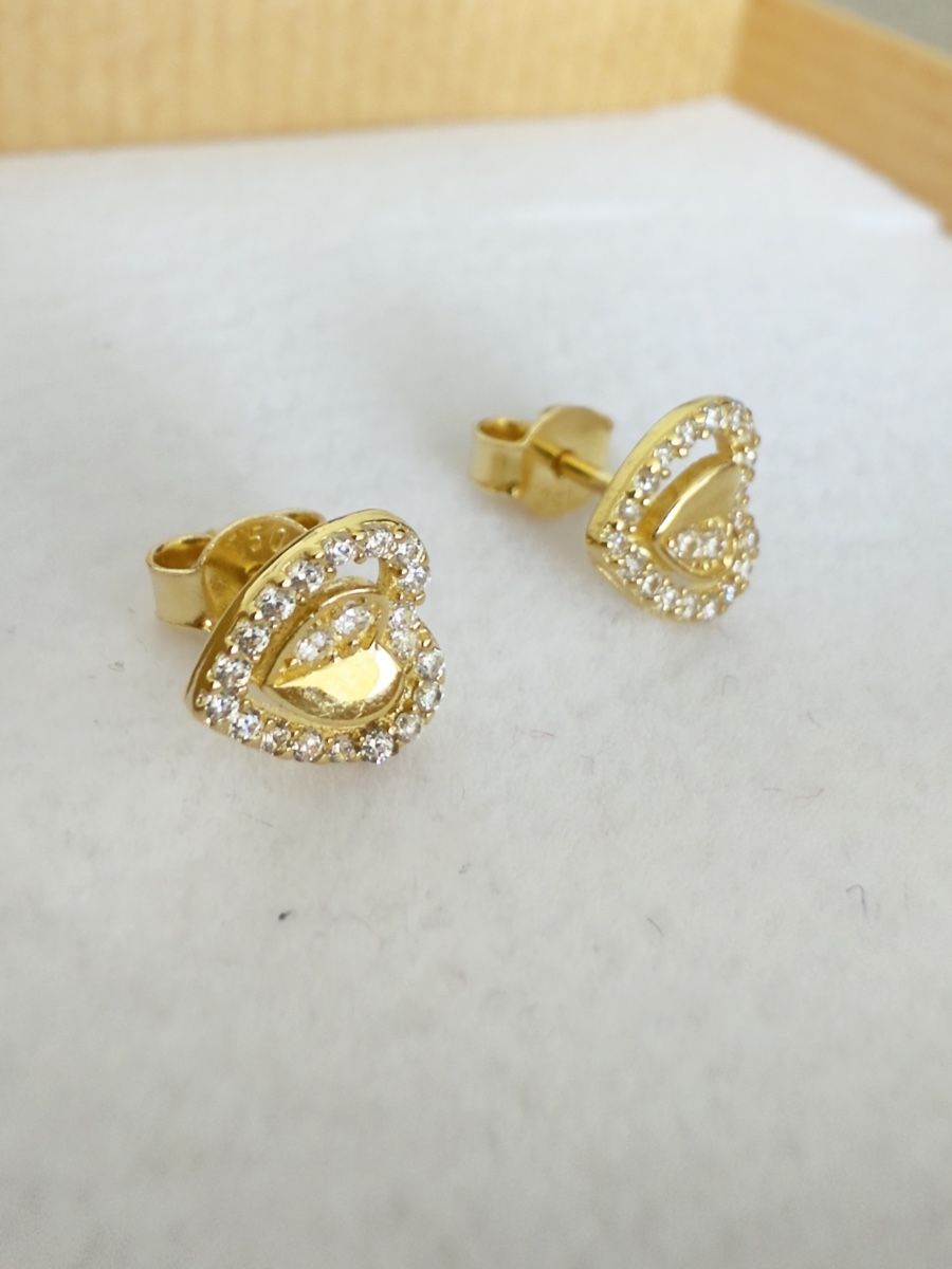 Orecchini pendenti & Orecchini a lobo: 750/18 Karat Gold Ohrstecker – Nuovo e nell'imballaggio originale da Murg venduto da MTGold 4