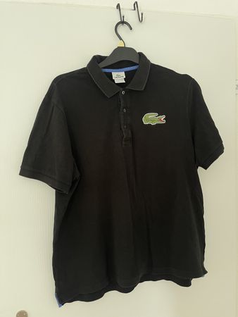 Schwarzes Lacoste Polo-Shirt, Top Zustand, Grösse XXL