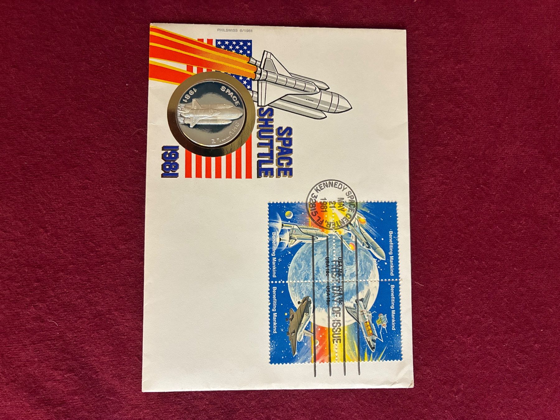 Tutti le monete: Münzbrief: Space Shuttle 1981 – Usato da Hätzingen venduto da bar_g6zj