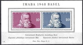 W31** Postfrischer Block IMABA 1948 Kat. 100.-