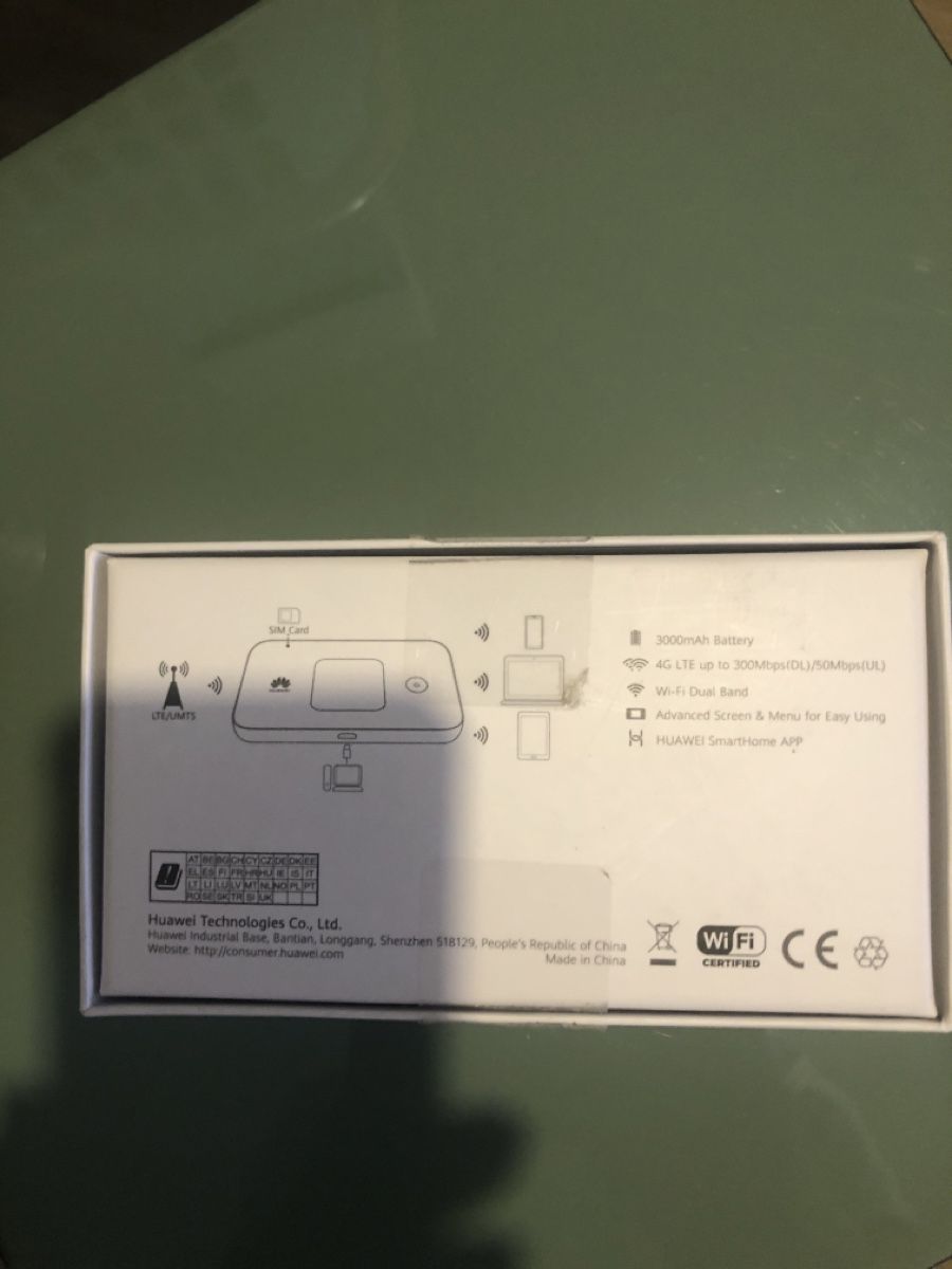 Mobilhome: Huawei 4G+ Mobile WiFi – Usato da Rumisberg venduto da Babyl0n 1