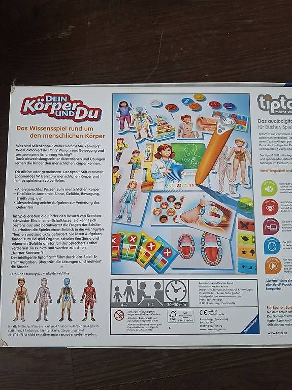 Spiele: Tiptoi Spiel Dein Körper und Du – Gebraucht aus Schwarzenburg von Franzyska 1