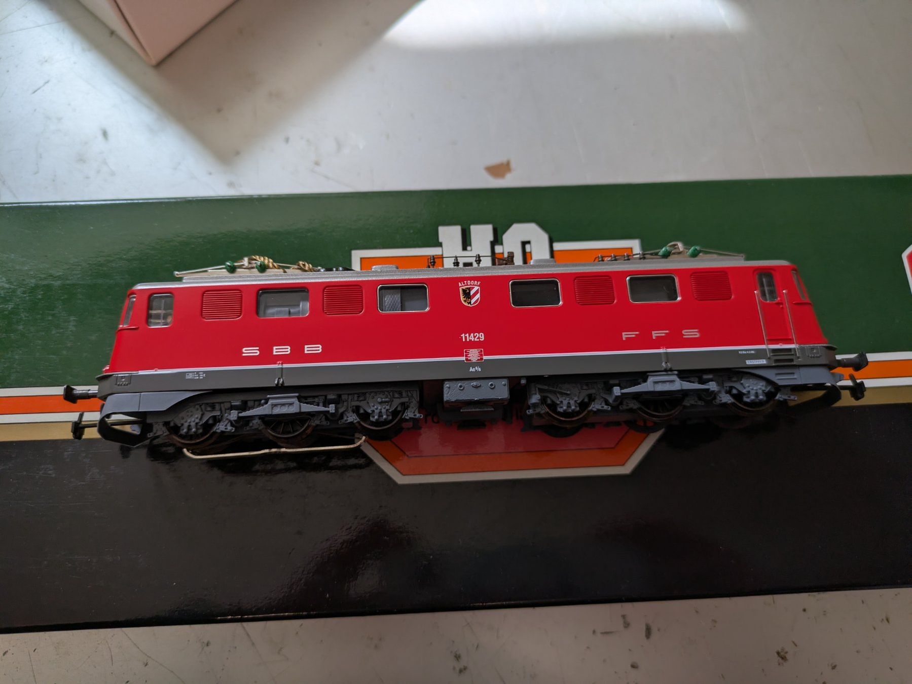 Hag Modelleisenbahnen: HAG 124 E-Lok Ae 6/6 Altdorf SBB – Neu (gemäss Beschreibung) aus Lohn SH von Gitane0