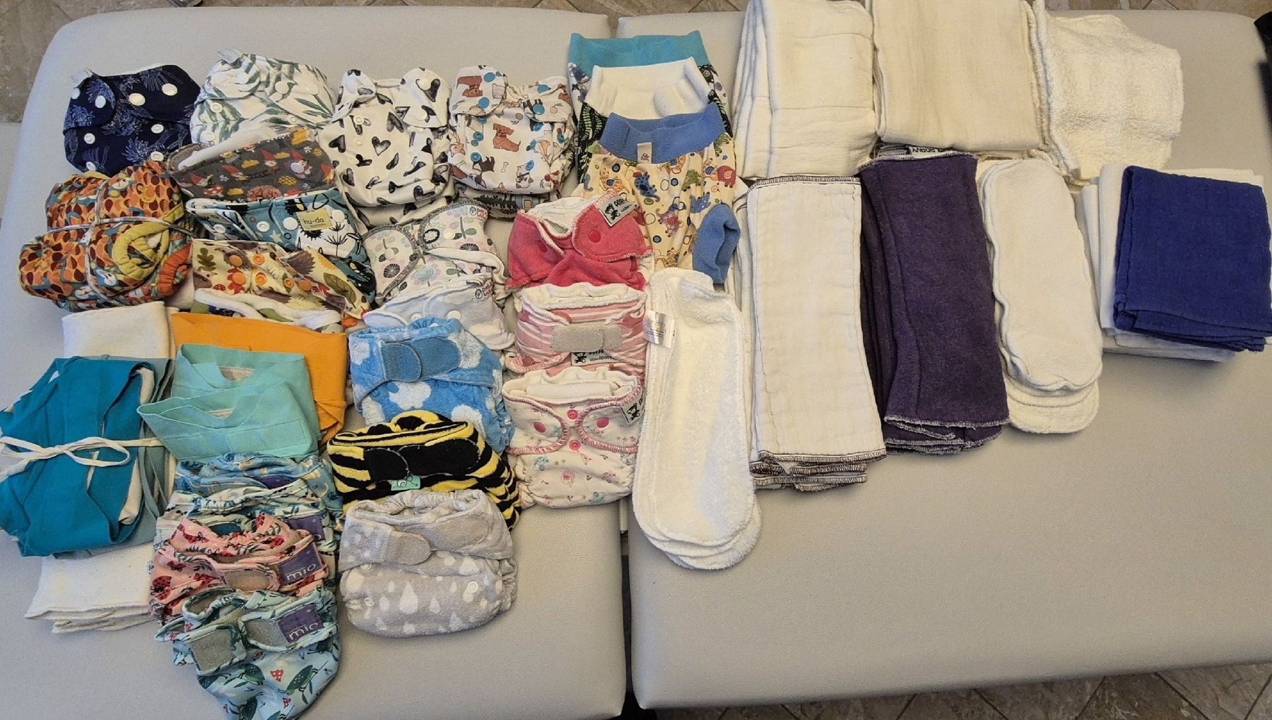 Secchi per pannolini & Pannolini: Stoffwindelpaket Newborn – Usato da Bilten venduto da CorinneK87 2