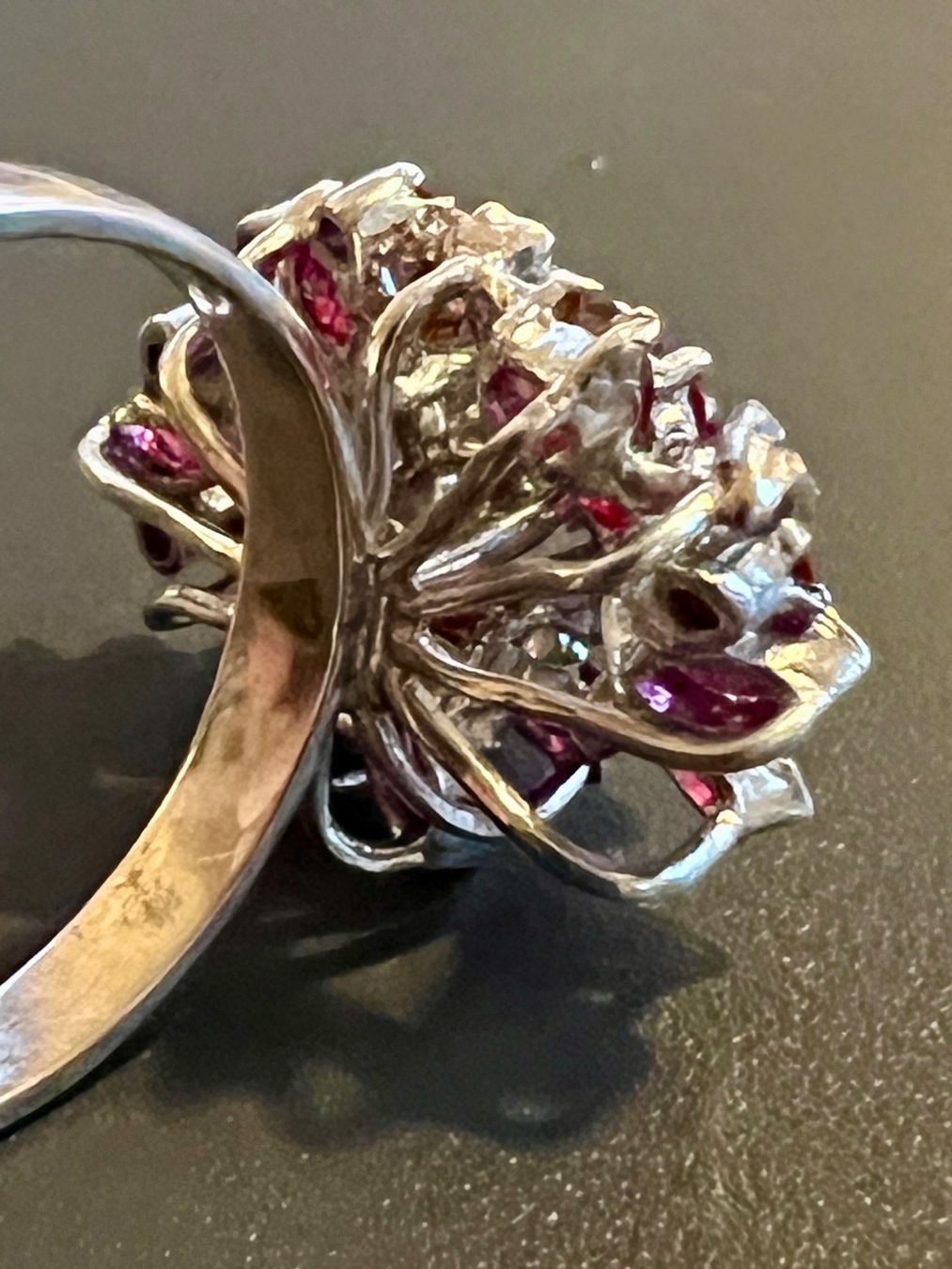 Anelli: Silber-Ring mit Rubinen – Usato da Chur venduto da Penting1935 6
