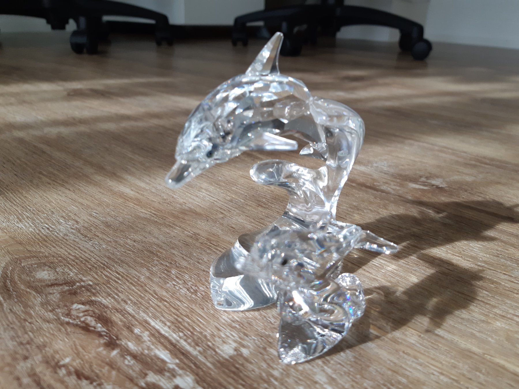 Swarovski Statuette: Swarovski Delphin / Delfin Mutter mit Junges / Baby – Nuovo (secondo la descrizione) da Thierachern venduto da Shila99 1
