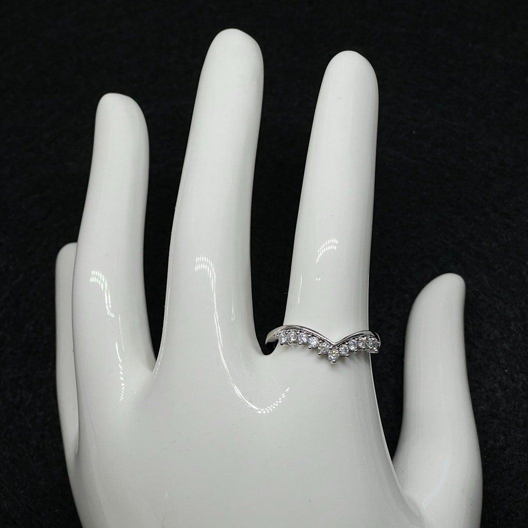 Bagues: Moissanit Ring Silber - Gr. 56 – Neuf (Voir description) à Thun par Creative-Art-Tess 5