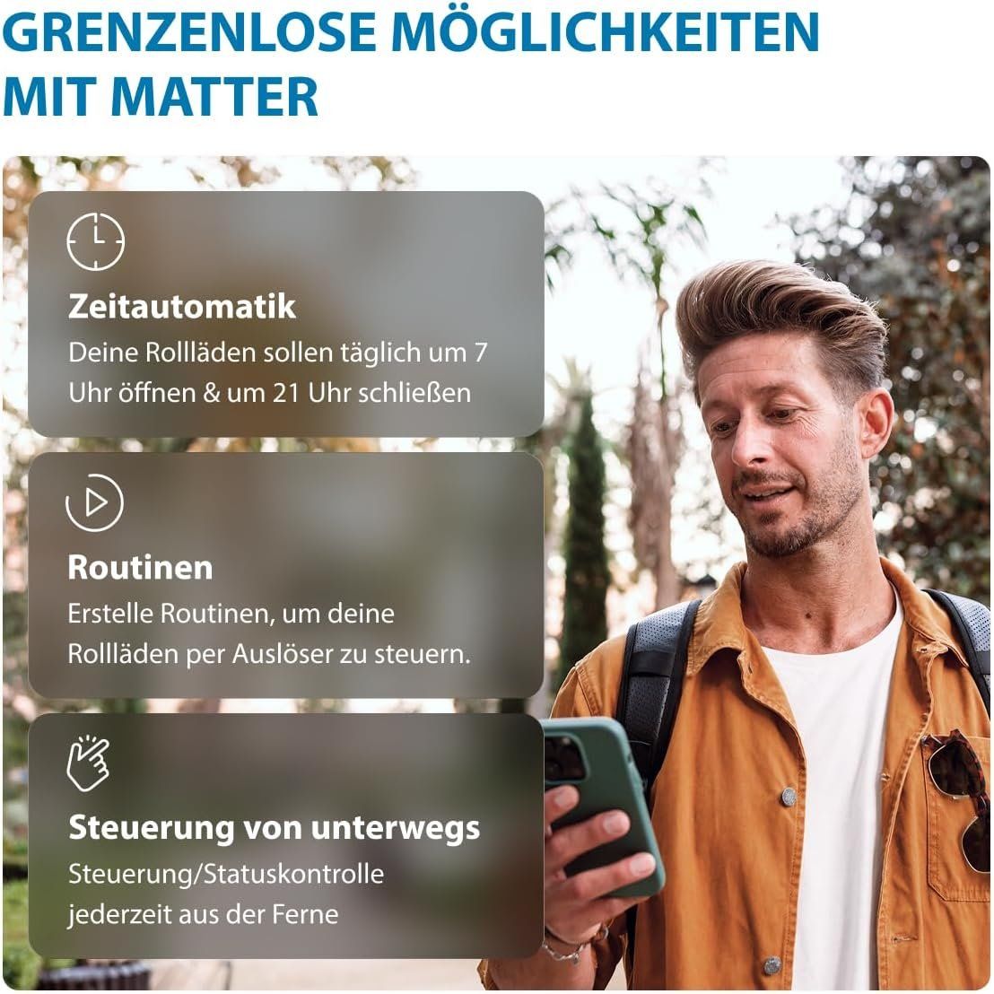 Tende da sole: Smart Gurtwickler Matter Rollladen Alexa – Nuovo e nell'imballaggio originale da Suhr venduto da SchnapperCH 5