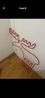 Ikea sprallig garderobe elch rot vintage