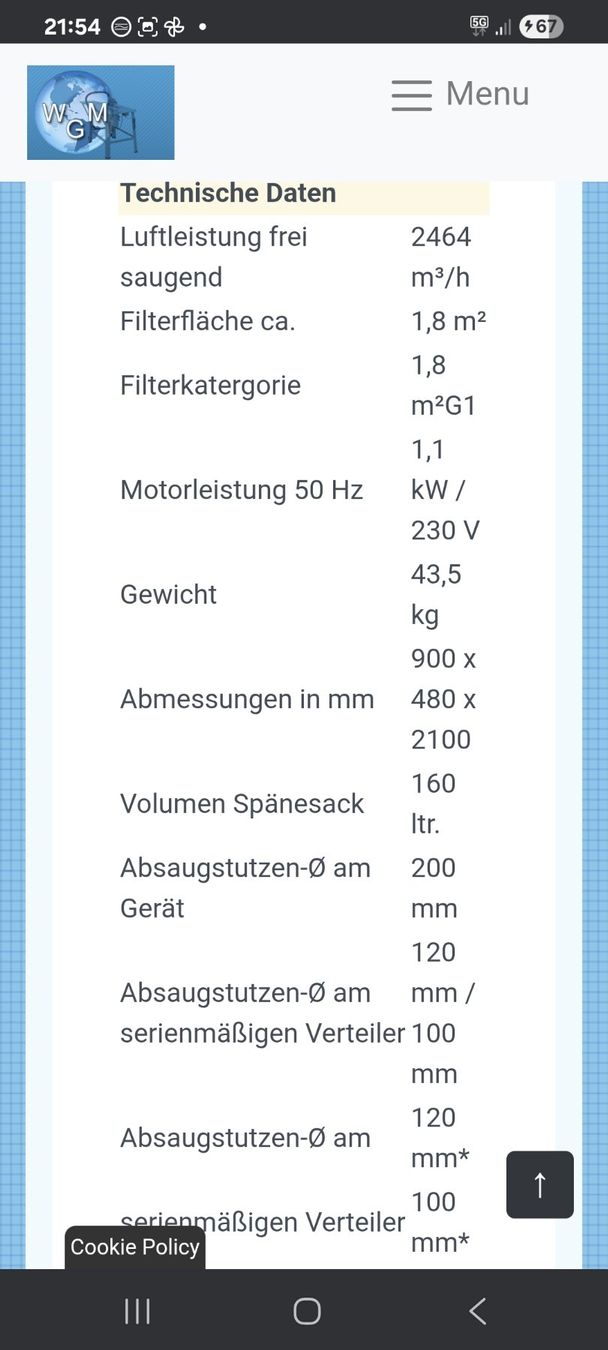 Bernardo Alle Maschinen: Absauganlage Spanabsaugung Holzkraft ass 2401 – Gebraucht aus Haldi b.Schattdorf von Franz7134 4