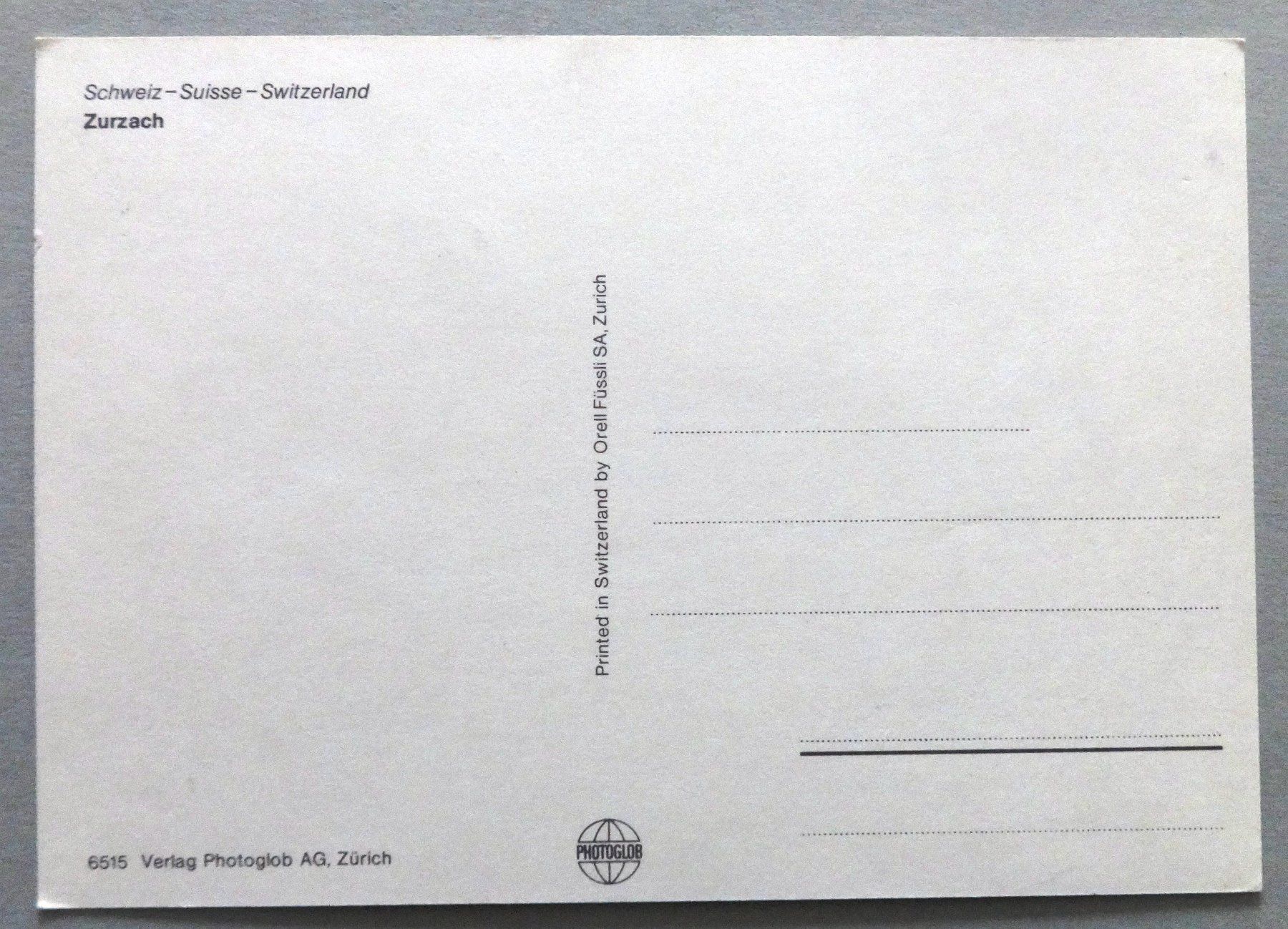 Cartes postales: Zurzach – D'occasion à Fétigny par Billy2miny 1