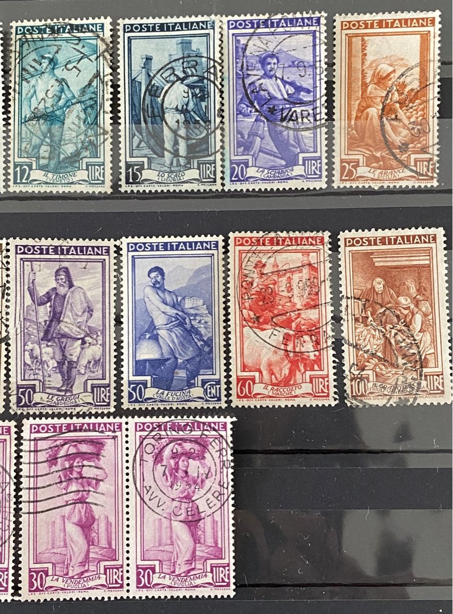 Tutti i francobolli: Timbres - Italie – Usato da Petit-Lancy venduto da Solcarm 2
