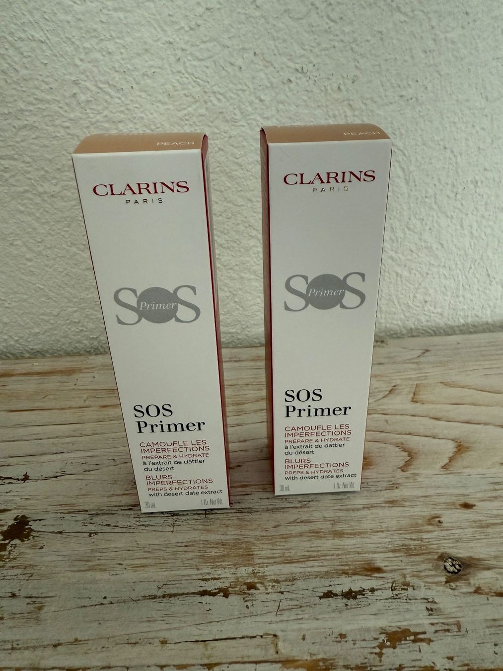 Clarins Make-up: Clarins SOS Primer - Peach, Neu – Nuovo e nell'imballaggio originale da Wolfwil venduto da Inseider12
