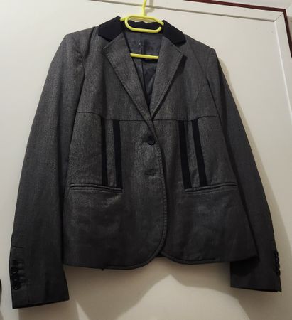 Blazer Jean Paul Gaultier gris taille 46(M/L) 33% Viscose