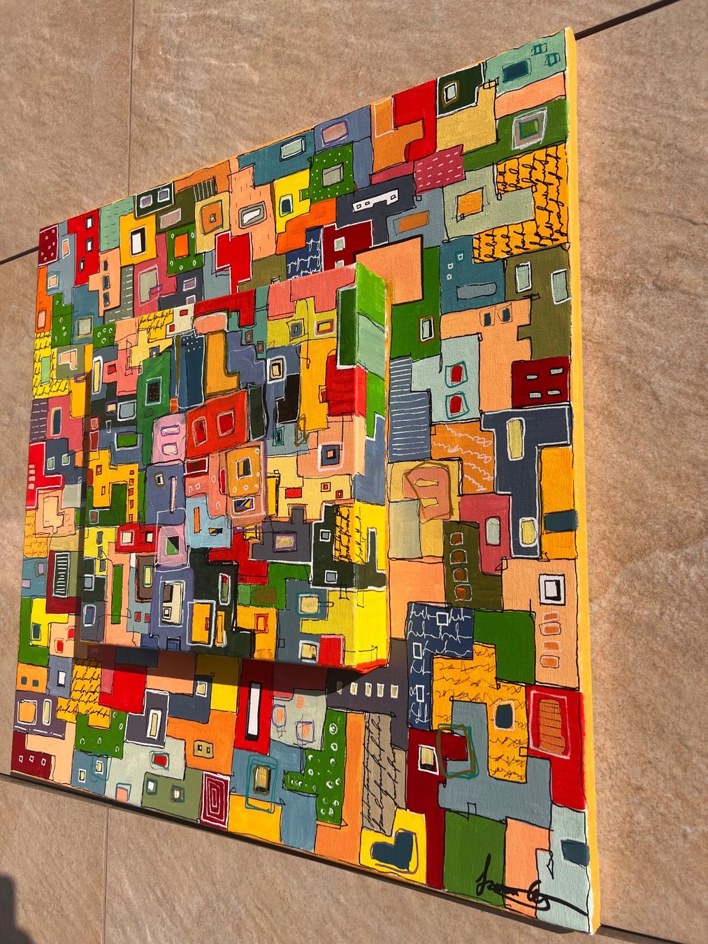Gemälde: “Appearance” 60x60 cm Bild – Neu und originalverpackt aus Kreuzlingen von eszanza 5