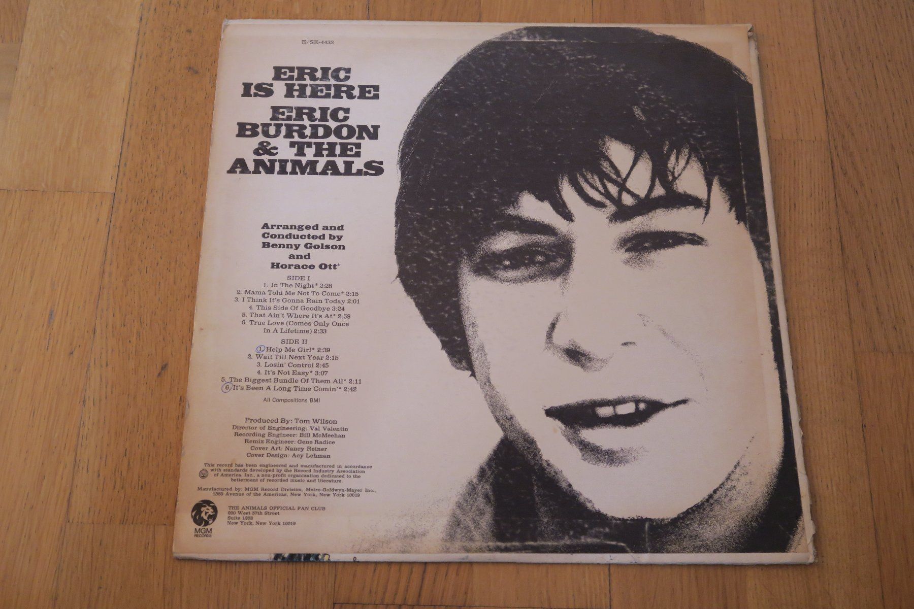 Vinyles: Eric Burdon & The Animals – Eric Is Here – D'occasion à Thun par Karibu70 1