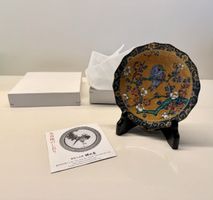Porzellan Teller Vogel asiatisch Japan Kutani Sammelteller