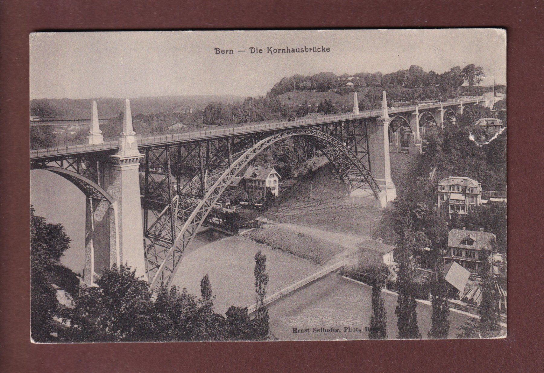 Cartoline postali: BERN - Kornhausbrücke - 1910 // Riss // – Usato da Pully venduto da nicecards