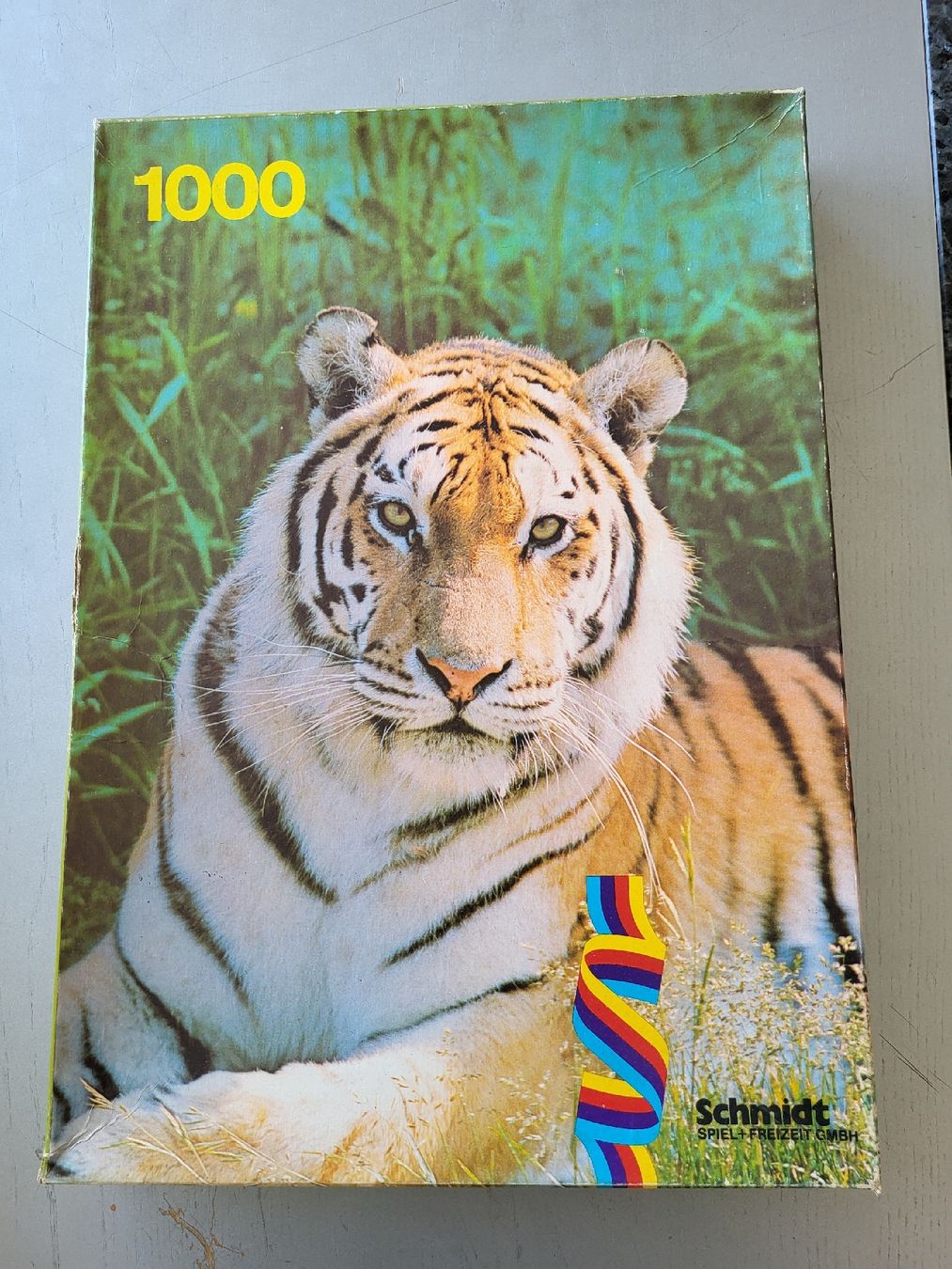 Puzzle: Schmidt Tiger Puzzle, 1000 Teile – Usato da Gebenstorf venduto da pryt5412