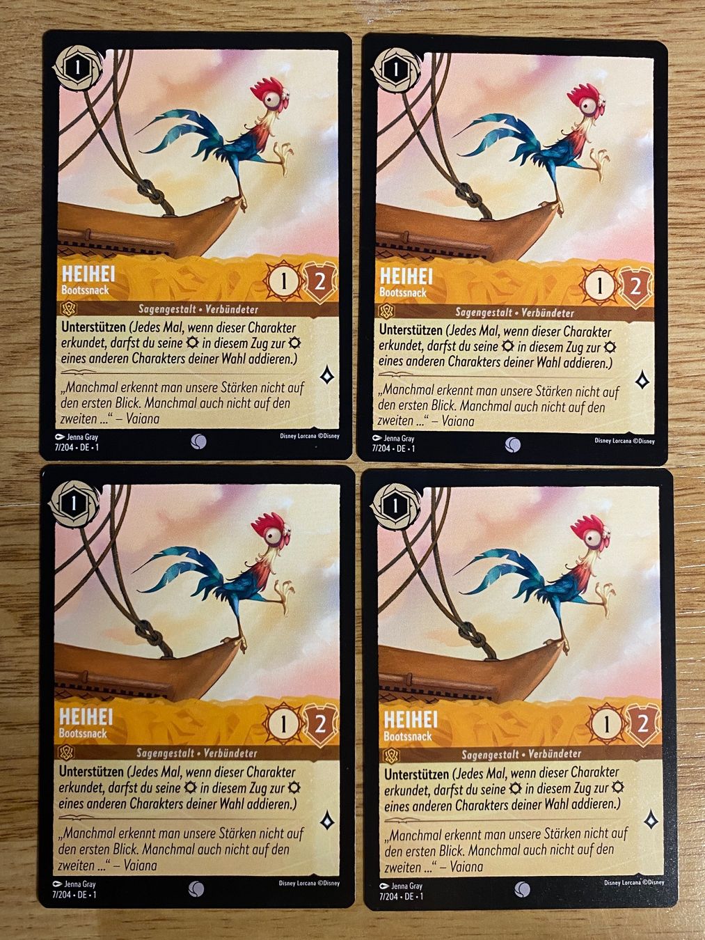 Disney Cartes à collectionner: HeiHei DE 7 Disney Lorcana 1 – Neuf (Voir description) à Rafz par SaintCruz