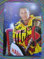 SC BERN EISHOCKEY TORHÜTER MARCO BÜHRER AUTOGRAMMKARTE ANTIK