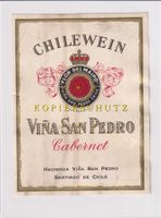 Etikette für Wein - Viña San Pedro (Chile) /bd