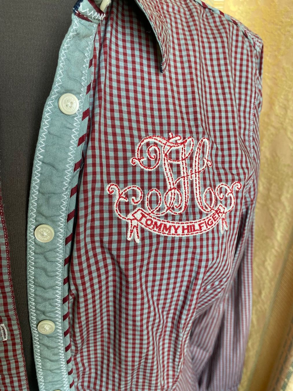Tommy Hilfiger Chemisiers: TOMMY HILFIGER Westernstyle Blusenhemd Baumwolle – D'occasion à Besazio par lionheart63 1