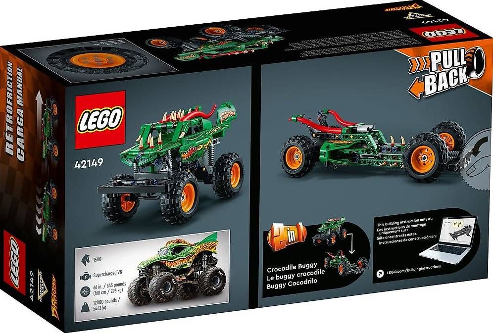 Lego Kit di costruzioni: LEGO Technic Monster Jam Dragon (42149) – Usato da Züberwangen venduto da nora3008 2