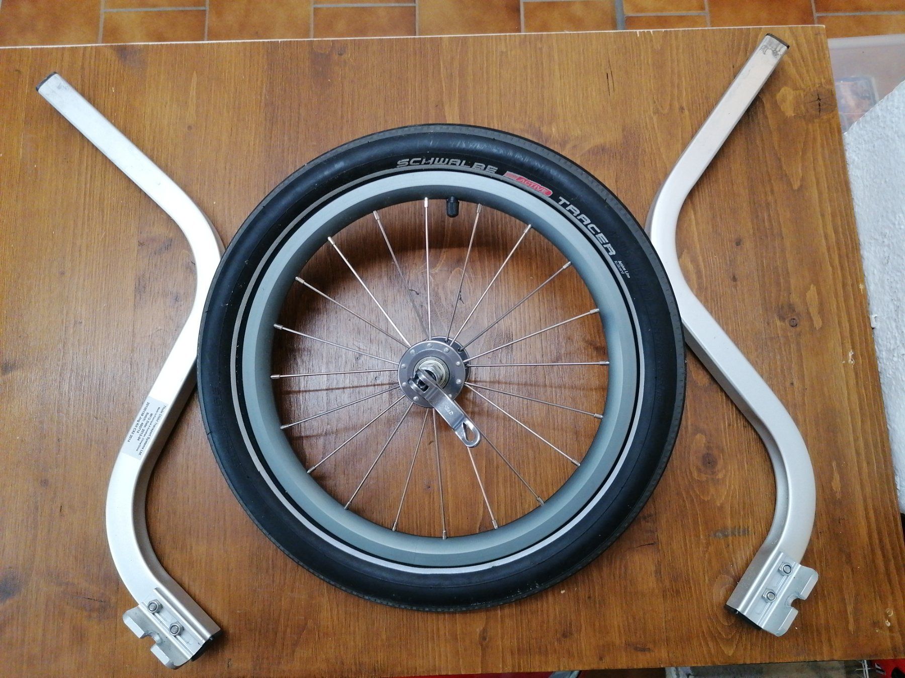 Pneumatici & Ruote complete: Thule Chariot CX2 Jogging Kit – Nuovo (secondo la descrizione) da Cadro venduto da AndreaDelMarum