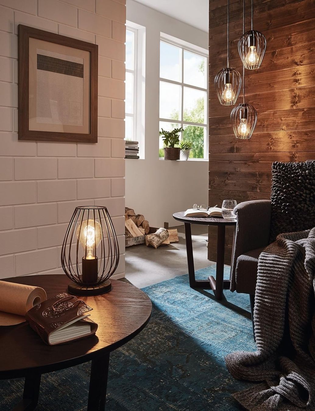 Lampade: Tischlampe Vintage E27 Schwarz – Nuovo e nell'imballaggio originale da Nuglar venduto da SmartLiving24 1