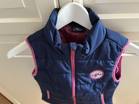Für Girls: Weste CRANE, blau, Grösse 140