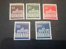 BRD Nr.286-290 Dauerserie ** + * (5890)