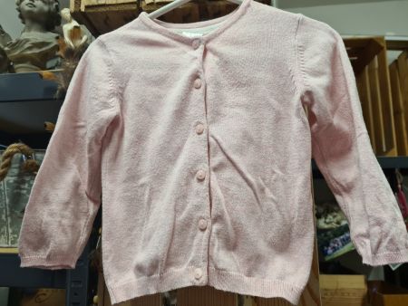 Kinder Feinstrickjacke 86,  rosa
