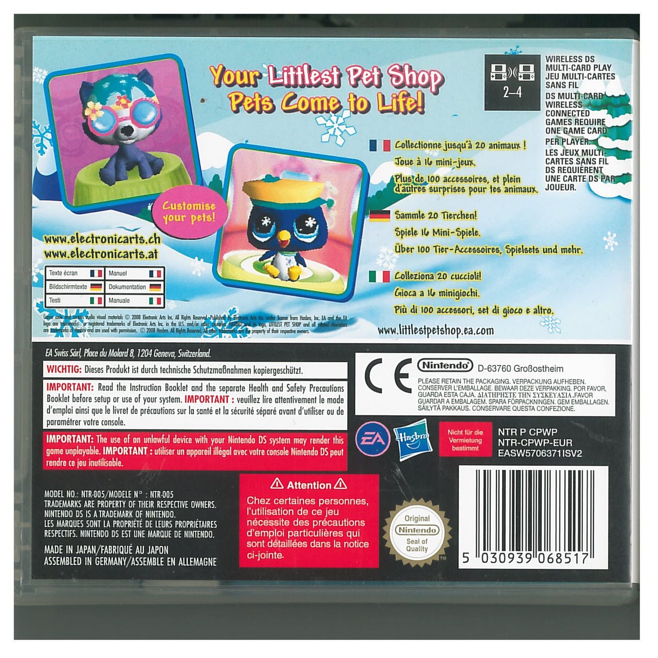 Spiele: Littlest Pet Shop Winter DS jeu – Gebraucht aus Moutier von Loco65 1