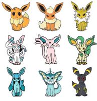 Pokémon 9 Eeveelutions Pin's