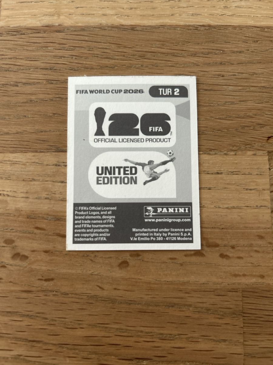 Panini Carte collezionabili: Panini TUR 2 – Nuovo (secondo la descrizione) da Bern venduto da cin_r7xm 1