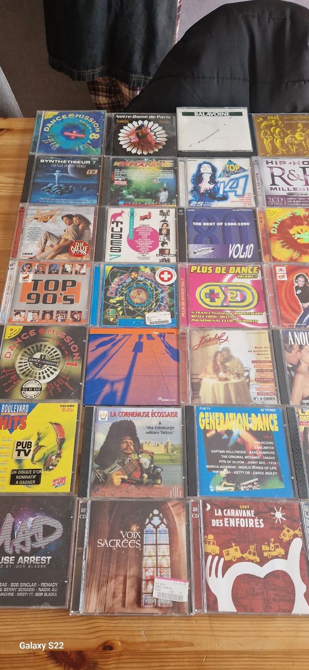 CD: Lot  CDs années ,80,90, Dance, Pop,hits – Usato da Yvonand venduto da RF-VINYL 1