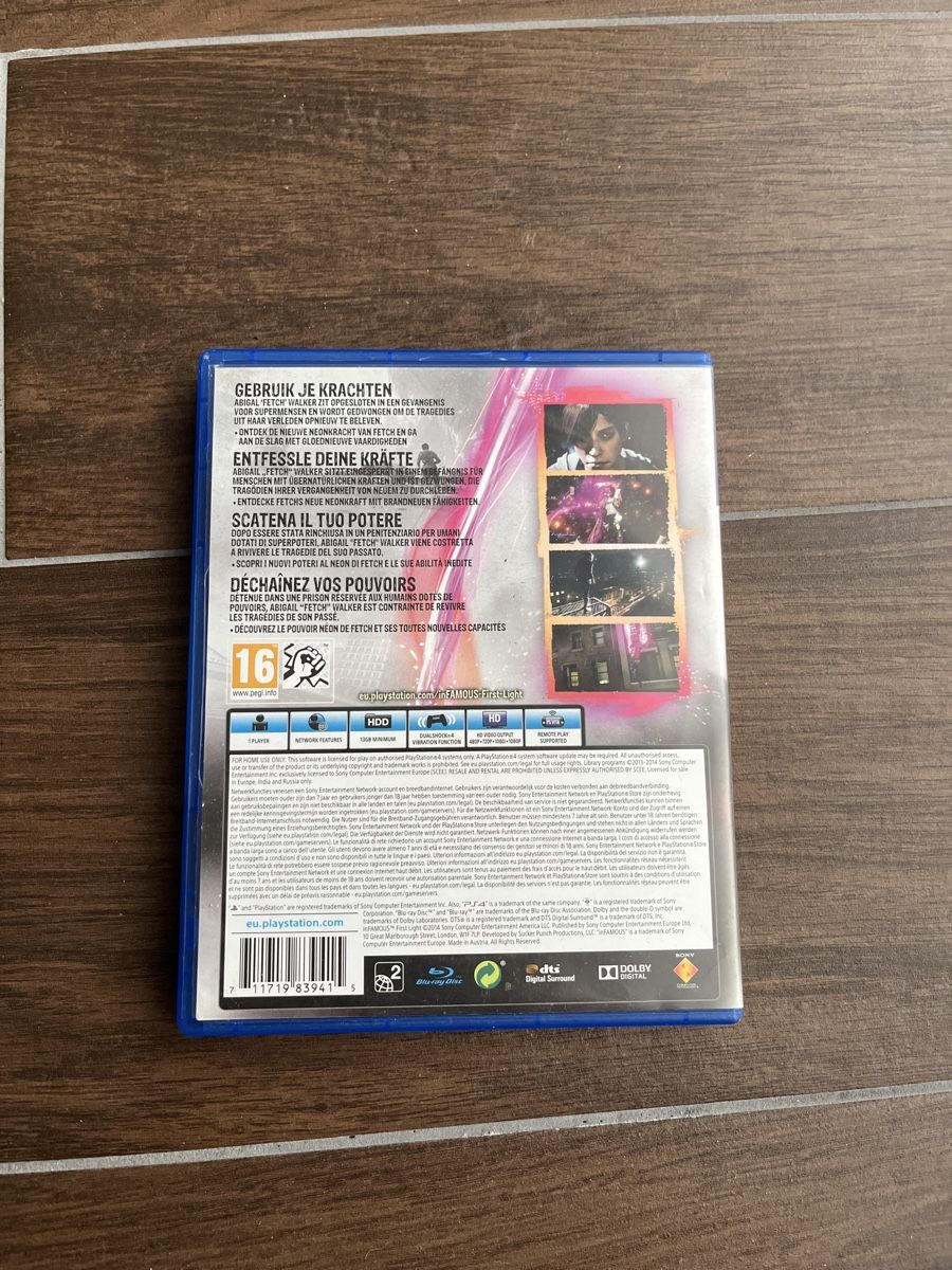 Sony Giochi: inFamous First Light PS4 – Usato da Staufen venduto da hadornski1 1