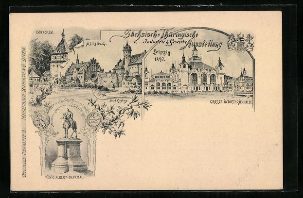 Entiers postaux: Leipzig, Sächsisch-Thüringische Indust – D'occasion à Berlin par bartko-reher
