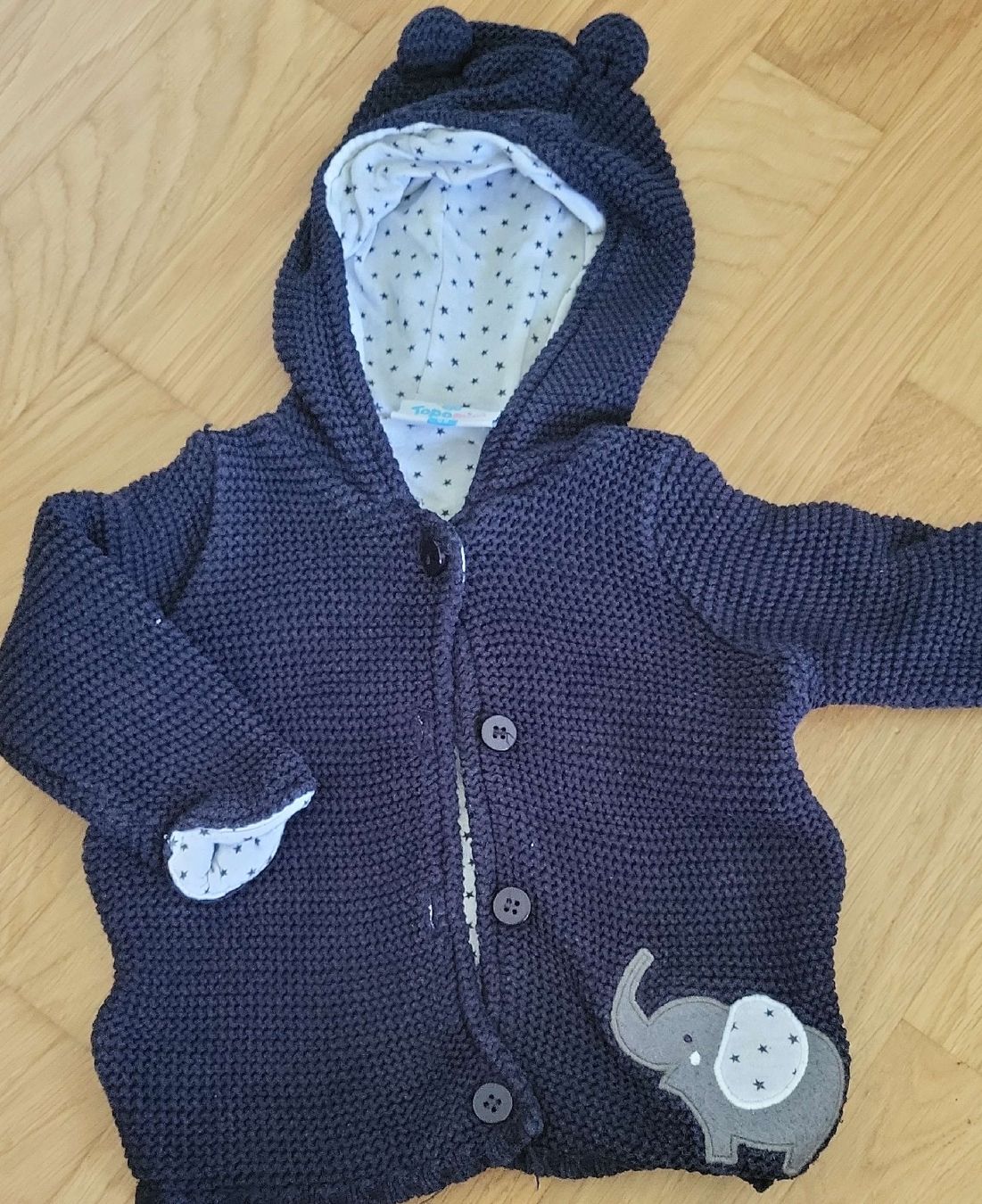 Giacche & Cappotti: Jacke Strickjacke Ohren Elefant Grösse 68 – Usato da Wikon venduto da lin_qw8x