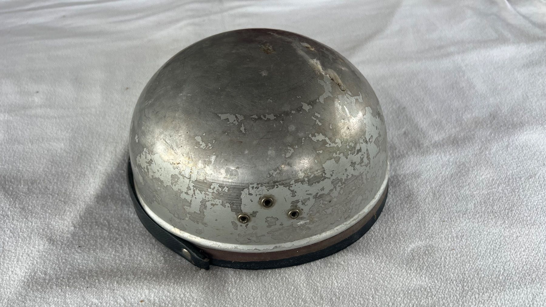 Abiti antichi: Vintage Oldtimer Motorradhelm / Töffhelm Retro Style 60er – Usato da Schübelbach venduto da Dolly990_2