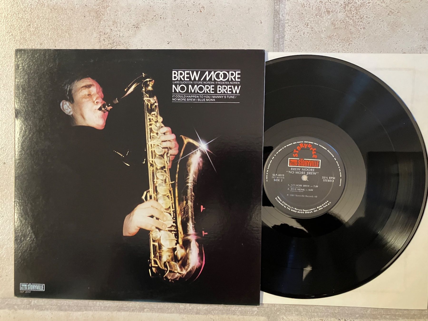 Vinyles: Brew Moore - No More Brew, Jazz LP – D'occasion à Widen par DexterGordon