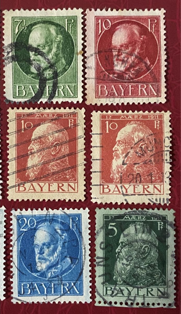 Tutti i francobolli: Timbres - Allemagne Bayern – Usato da Petit-Lancy venduto da Solcarm 2