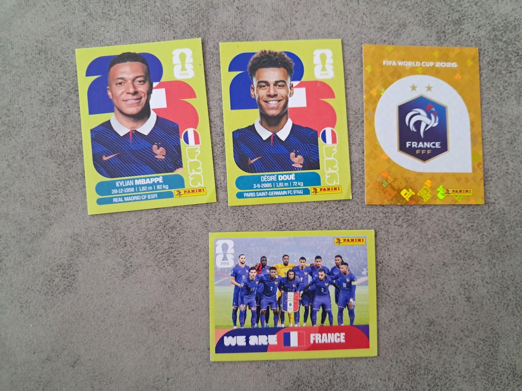 Panini Cartes à collectionner: 4 x Paninisticker 2026 / Frankreich – Neuf (Voir description) à Weinfelden par Da-ryn01