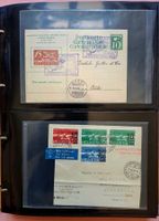 interessantes Konvolut Flugpost-Briefe Schweiz 1926 - 1988