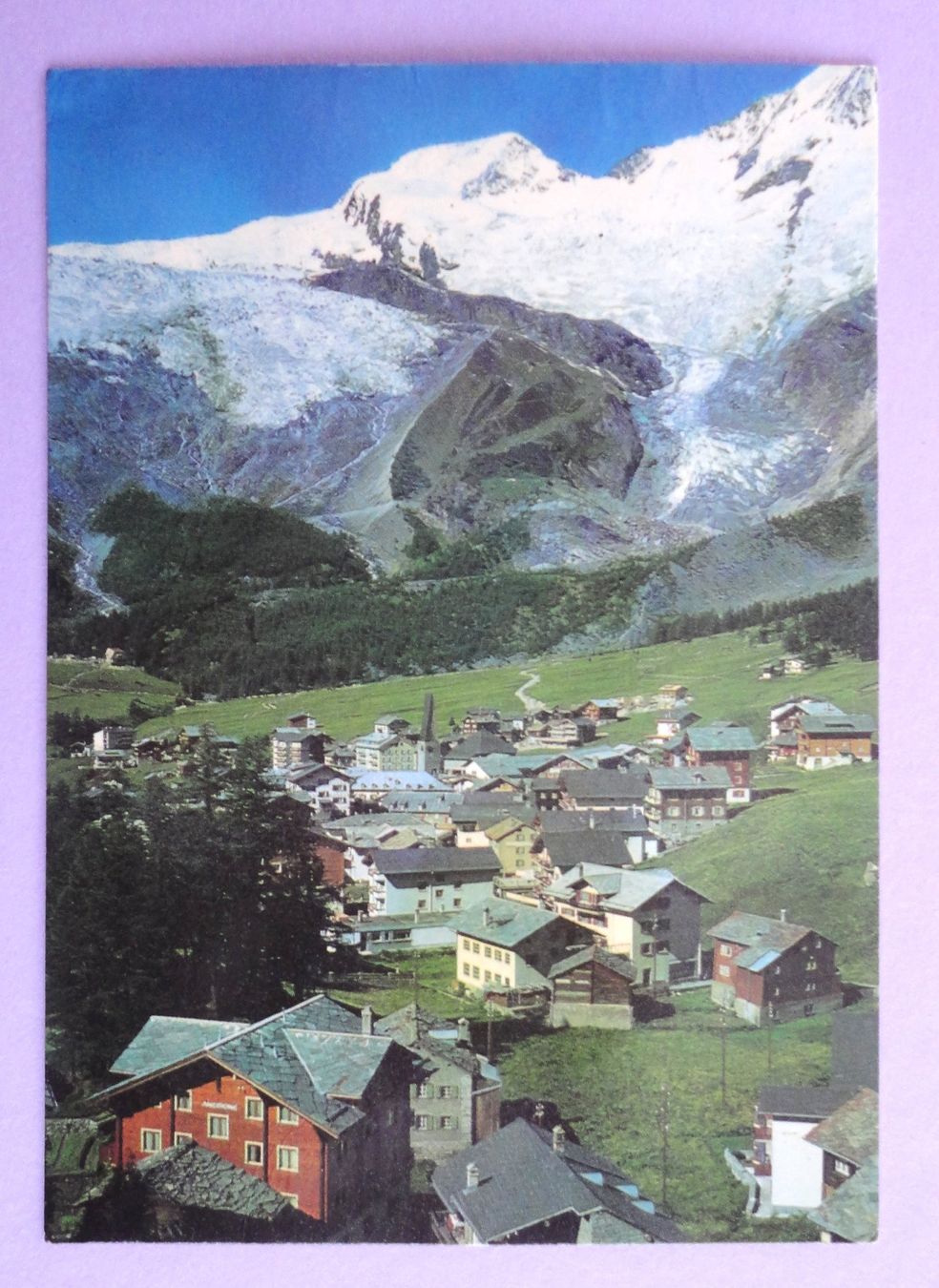 Ansichtskarten: Sass-Fee, Alphubel 4206 m – Gebraucht aus Fétigny von Billy2miny