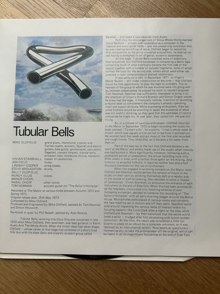 Schallplatten: Mike Oldfield Boxed – Gebraucht aus Zürich von marcochreis5 1