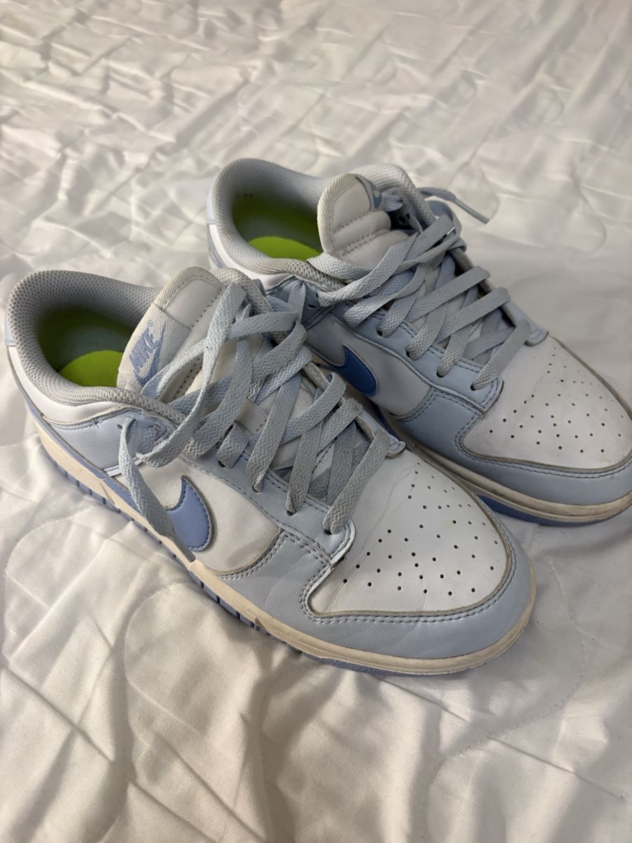 Nike Scarpe da uomo: Nike Dunk Low- Weiss/Hellblau/ Blau - Grösse 40,5 – Usato da Wallisellen venduto da ac.wa