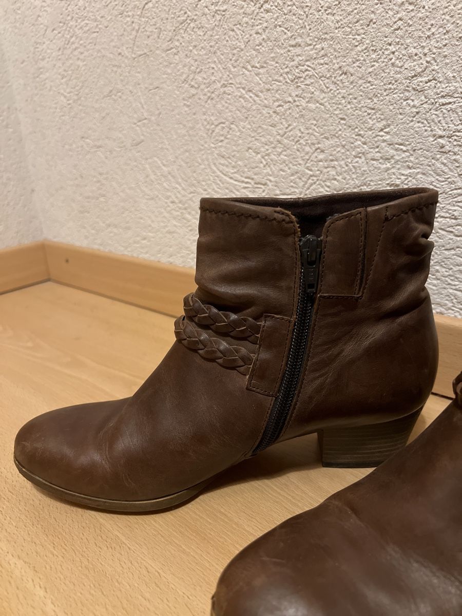 Gabor Scarpe da donna: Braune Leder Stiefeletten Gr. 39 – Usato da Brugg AG venduto da NathalieN 2